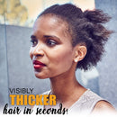 CROWN HAIR FIBERS for Thinning Hair (MEDIUM BLONDE) - Instantly Thickens Thinning or Balding Hair for Men & Women - 0.87oz/25g Bottle - Best Natural Keratin Hair Loss Concealer CROWN HAIR FIBERS