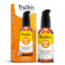 TruSkin SPF 30 Tinted Mineral Sunscreen Serum for Face - 1 fl oz | Universal Tinted | Lightweight Transparent Finish | Zinc Oxide | Vitamin C | Hyaluronic Acid | Ceramides | All Skin Types Infinity Warehouse
