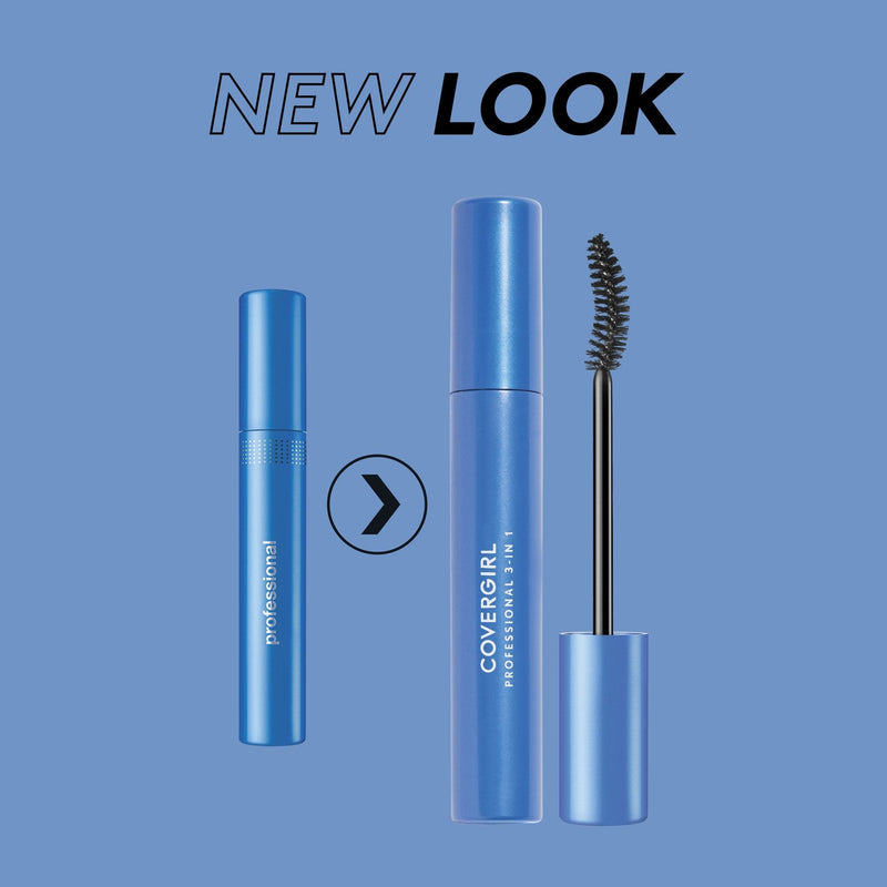 COVERGIRL Professional All-in-One Curved Brush Mascara, Black Brown 210, 0.3 Fl Oz (Packaging may vary) COVERGIRL