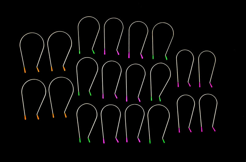 Sun's Out Beauty Premium Assorted Hot Roller Clips - Curler Clips - Larger Sizes Set (20 Count) - 4 Different Sizes - Fits Most Large to Jumbo Size Rollers - Curlers Sun's Out Beauty