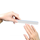 AMT 50 PCS Jumbo White Nail Files 100/100, White Nail File, Nail Files for Acrylic Nails, Emery Boards for Nails, 100/100 Grit Nail File (50 PCS Nail Files) (Grit 100/100 (Round, Blue)) AMT SUPPLY LLC