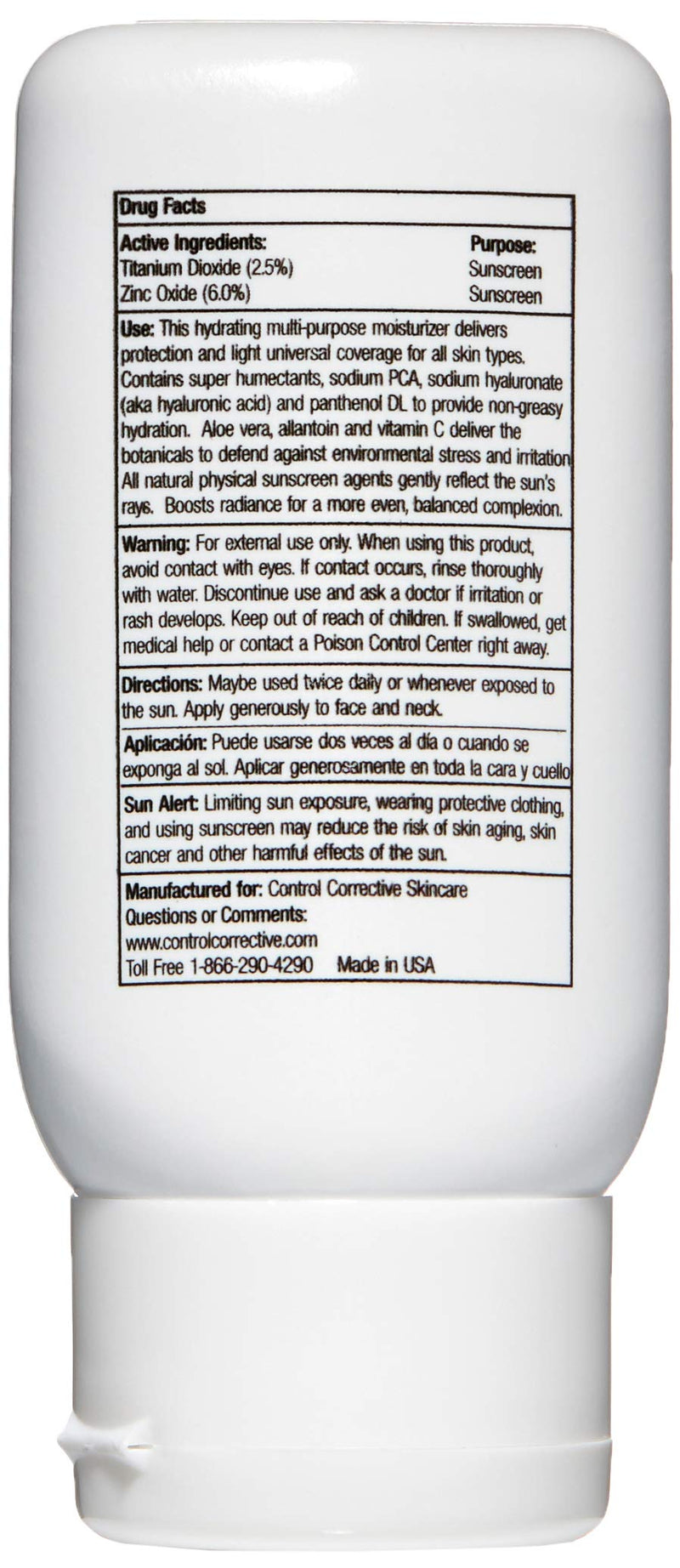 Control Corrective Tinted Moisturizer with SPF 30 | Evens Out Skin Tone, Moisturizes & Protects | 2.5 oz CONTROL CORRECTIVE SKIN CARE SYSTEMS