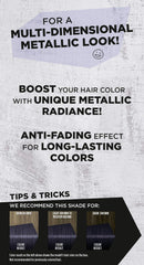 Got2b Metallic Permanent Hair Color, M73 Smoky Steel Got2B