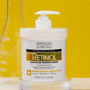 Advanced Clinicals Retinol Body Lotion & Face Moisturizer | Visible Anti Aging Skin Care Retinol Body Cream For Women & Men Targets Look Of Fine Lines, Wrinkles, & Crepe Looking Dry Skin, 16 Ounce Infinity Warehouse