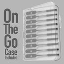 Dr. Emma Soft Rubberized Dental Picks Brush Picks, 100 Count (1 Packs, Charcoal) Dr. Emma