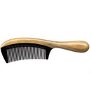Onedor Extra Length Handmade 100% Natural Green Sandalwood With Buffalo Horn Fine Tooth Hair Combs - Anti-Static Sandalwood Scent Natural Hair Detangler Wooden Comb (Buffalo Horn Fine Tooth) Onedor