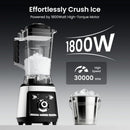 Colarlemo 1800 WP Smoothie Blenders for Kitchen, 30,000 RPM Large Blender for Smoothies, Ice Crushing & Frozen Fruit Heavy Duty Grinder with 68oz BPA-Free Pitcher, Adjustment Speed Knob, Silver Infinity Warehouse