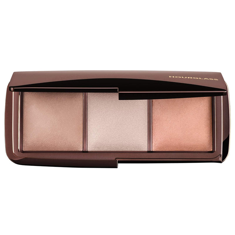 Hourglass Ambient Lighting Palette. Three-Shade Highlighting Palette for Your Best Complexion. (Dim light -Incandescent Light -Radiant Light). Cruelty-Free and Vegan HOURGLASS