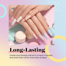 Beetles 20Pcs Gel Nail Polish Kit, with Glossy & Matte Top Coat and Base Coat - Pastel Paradise Girly Colors Collection, Popular Bright Nail Art Solid Sparkle Glitters Colors Gift for Girls beetles Gel Polish