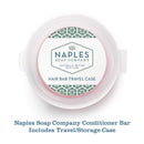Naples Soap Company, Protein Enriched, 50-75 Use, Solid Hair Conditioner Bar, Eco-Friendly Haircare, Helps Ensure Vibrant, Healthy Hair, All Hair Types, Sunkissed, 1 oz Naples Soap Company Naturally Better Skin Care Store