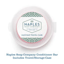 Naples Soap Company, Protein Enriched, 50-75 Use, Solid Hair Conditioner Bar, Eco-Friendly Haircare, Helps Ensure Vibrant, Healthy Hair, All Hair Types, Sunkissed, 1 oz Naples Soap Company Naturally Better Skin Care