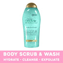 OGX Sea Kelp & Hyaluronic Acid Body Scrub & Wash 19.5 fl oz OGX
