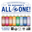 Dr. Bronner’s - Pure-Castile Liquid Soap (Almond, 8 ounce) - Made with Organic Oils, 18-in-1 Uses: Face, Body, Hair, Laundry, Pets and Dishes, Concentrated, Vegan, Non-GMO Dr. Bronner's