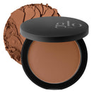Glo Skin Beauty Pressed Base Powder Foundation Makeup (Natural Medium) - Flawless Coverage for a Radiant Natural, Second-Skin Finish Infinity Warehouse
