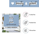 Love Beauty And Planet Volume and Bounty 2 in 1 Shampoo and Conditioner Bar for Thinning Hair Coconut Water & Mimosa Flower Body and Strength 4.0 oz Love Beauty And Planet Store