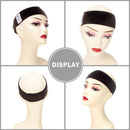 GEX Beauty Flexible Velvet Wig Grip Scarf Head Hair Band Wig Band Adjustable Fastern (Dark Brown) gexworldwide