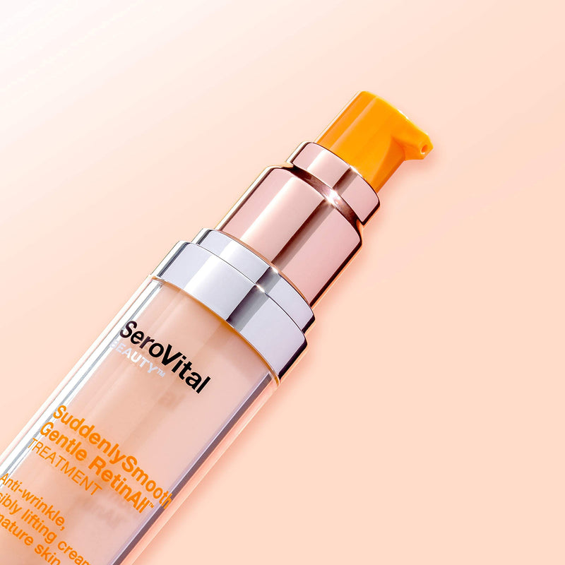 SeroVital Beauty Smooth and Supple Skincare Bundle – SuddenlySmooth Gentle RetinAll + DeepMoisture Recovery Whip – Retinol-Compound Reduces the Look of Wrinkles – Moisturizer for Age Defense Serovital