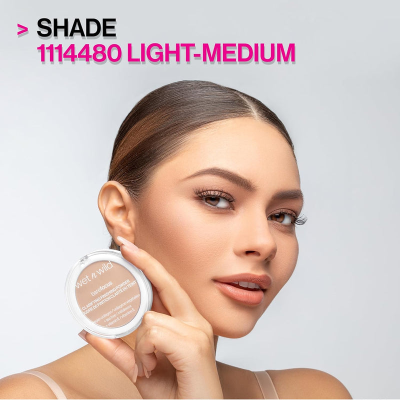 wet n wild Bare Focus Clarifying Finishing Powder | Matte | Pressed Setting Powder Translucent Infinity Warehouse