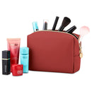 Gonex Small Makeup Bag for Purse PU Vegan Leather Travel Cosmetic Pouch Toiletry Bag for Women Girls Gifts with Gift Box Portable Water-Resistant Daily Storage Organzier Burgundy Gonex Store