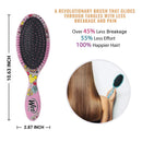 Wet Brush Disney Original Detangler Hair Brush - Peace Love, Pink - Comb for Women, Men and Kids - Wet or Dry – Removes Knots and Tangles - Natural, Straight, Thick, and Curly Hair Wet Brush