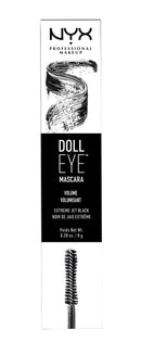 NYX PROFESSIONAL MAKEUP Doll Eye Mascara, Volume, Black NYX PROFESSIONAL MAKEUP