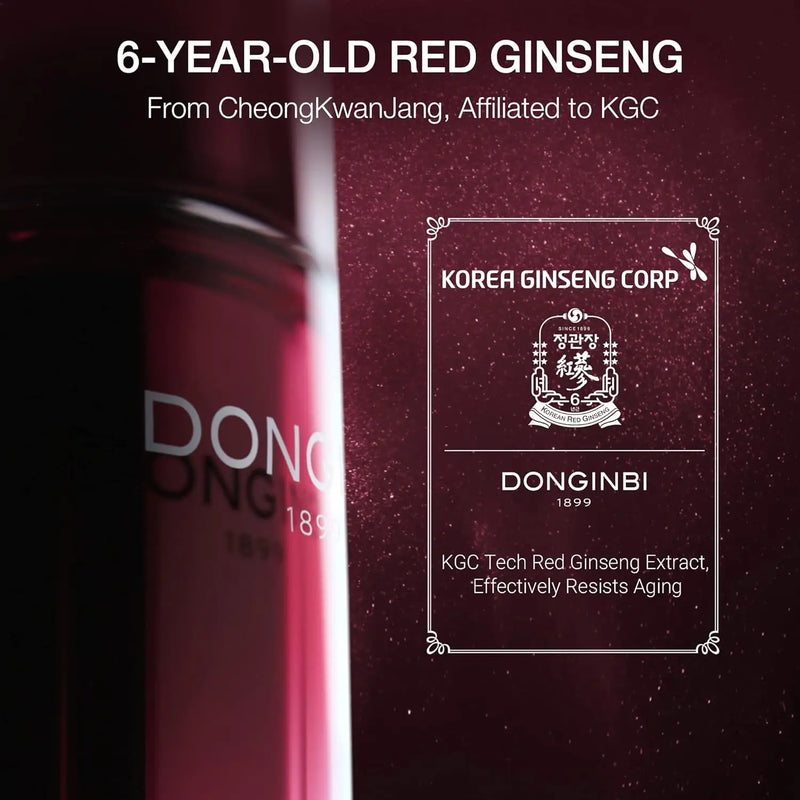 Donginbi Red Ginseng Daily Defense Special Set - Essence & Antioxidant Cream for Face, Korean Red Ginseng Skin Care Infinity Warehouse
