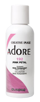 Adore Semi-Permanent Haircolor, 192 Pink Petal, 4 Ounce Adore