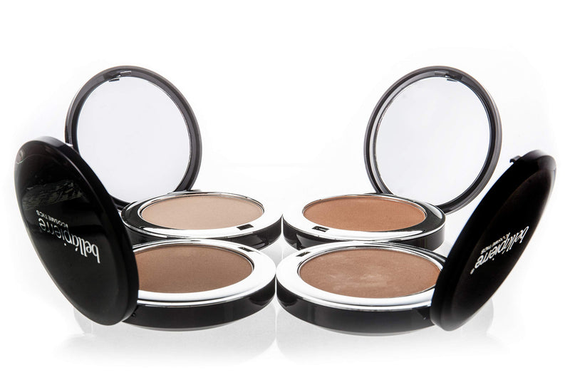 bellapierre 5-in-1 Compact Mineral Foundation SPF 15 | All-Natural Vegan & Cruelty Free Full Coverage Concealer | Hypoallergenic & Safe for All Skin Types | Oil & Talc Free - 0.35 Oz Latte bellapierre