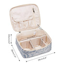 Travel Makeup Bag Large Cosmetic Bag Makeup Case Organizer for Women and Girls (Leaf) Narwey