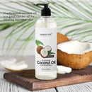 Majestic Pure Himalayan Scrub with Collagen (10 oz) and Fractionated Coconut Oil (16 oz) Bundle MAJESTIC PURE
