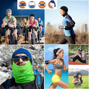 Headwear Head Wrap Sport Headband Sweatband Mask Neck Gaiter for Cycling, Fishing, Running, Outdoor Head Scarf UV Resistence Elastic Seamless 12 in 1 Magic Scarf Multifunctional hair band 6pcs MAKERSLAND