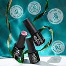 Beetles Gel Nail Polish Kit, Mermaid 20 Colors Soak Off Gel Polish Starter Kit with 1 Base Coat 1 Glossy & 1 Matte Top Coat 3 Nail Brushes 6 Colors Glitter 1 Mermaid Nail Stickers Holiday Gifts Set beetles Gel Polish