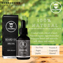 Unscented Beard Oil Conditioner - All Natural Organic Formula with Argan and Jojoba Oils - Softens, Smooths, and Strengthens Beard Growth by Striking Viking Striking Viking