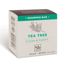 Soapbox Tea Tree Shampoo Bar, Natural, Eco Friendly Bar Shampoo for Dry Scalp | Color Safe, Sulfate Free, Paraben Free, Silicone Free, Cruelty Free, and Vegan Shampoo, 3.1oz (Pack of 1) Soapbox