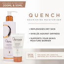 OSMOSIS QUENCH Daily Hydrating Facial Moisturizer Face Lotion with Jojoba Oil, Shea Butter, and Hyaluronic Acid, For Dry To Normal Skin Infinity Warehouse