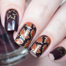 Whats Up Nails - 2 Metallic Stamping Polishes (Gold, Silver) Lacquer for Stamped Nail Art Design 7 Free Cruelty Free Vegan Whats Up Nails