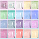Beetles 20Pcs Gel Nail Polish Kit, with Glossy & Matte Top Coat and Base Coat - Pastel Paradise Girly Colors Collection, Popular Bright Nail Art Solid Sparkle Glitters Colors beetles Gel Polish Store