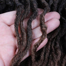 LEEONS 12 in Boho Locs Wavy Faux Locs Crochet Synthetic Braiding Hair Locs Crochet Hair Pre-loop Crochet Braids Soft Curly Faux Locs Hair Extensions Braids Dreadlocks 6Packs/Lot 20Roots/PCS(12inch,