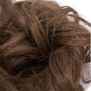Messy Bun Hair Piece Scrunchy Updo Hair Pieces for Women Fluffy Wavy Hair Bun Scrunchies Donut Hairpiece Synthetic Chignons With Elastic Rubber Band Ash Brown 2 pcs Benehair Store