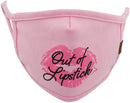 C.C Reusable Washable Adjustable Face Mask, Out of Lipstick Pink C.C
