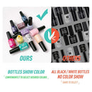 Gellen Gel Nail Polish Kit 16 Colors With Top Base Coat - Popular Nude Grays Nail Gel Collection, Solid Sparkles Glitters UV Pastel Fall Winter Nail Gel Colors Manicure Set Gellen Store