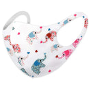 Kid's Face Washable and Reusable Protective Gear Bandanas Unicorn Kitty Animal Themed (Girl-4set) INSTALASHES