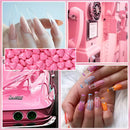 Saviland Clear Acrylic Powder 4.23oz - Professional Crystal Polymer Clear Nail Powder Acrylic Nail System for Acrylic Nails Extension No Need Nail Lamp SAVILAND