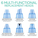 VOYOR Blackhead Remover Pore Vacuum - Blackheads Remover Tools Electric Face Vacuum Pore Cleaner Acne Whiteheads Extractor with 6 Suction Heads and 5 Suction Levels for Men and Women BR510 VOYOR