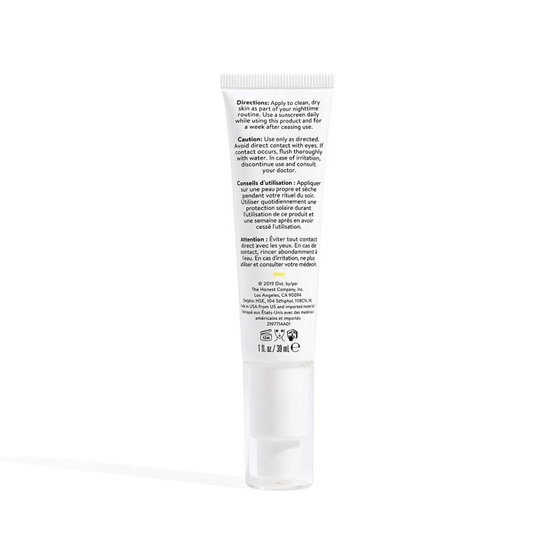 Honest Beauty Beauty Sleep Resurfacing Serum with 5 AHAs + Hyaluronic Acid | VEGAN | Paraben Free, Synthetic Fragrance Free, Dermatologist Tested & Cruelty Free | 1 fl. oz. Honest Beauty Store