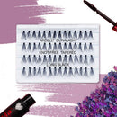 Ardell False Eyelashes Double Up Individuals Knot-Free Long Black 4 Pack Ardell