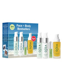 OSEA Bestsellers Set For Face + Body -4-piece Skin Care Set - Body Oil, Face Cleanser, Face Cream, & Hyaluronic Acid Serum - Clean Beauty Travel Set - Ideal for Beauty Gifts Infinity Warehouse