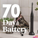 Made by Dentists PRO‑X Sonic Electric Toothbrush for Adults – Dentist‑Designed Whitening Rechargeable Toothbrush, 9 x More Plaque Removal, 70 Day Battery, 3 Modes, Travel Case & Extra Heads, Black Infinity Warehouse