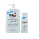 Sebamed Anti-Dandruff Shampoo - Scalp Balancing Hair Care for Oily Dandruff Prone Scalp (1 Liter with Pump + 200mL Travel Size) SEBAMED