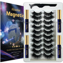 Alcastar Magnetic Eyelashes with Eyeliner Kit, Synthetic Fiber, Natural Look, Waterproof, No Glue Required (BT-1022) Infinity Warehouse